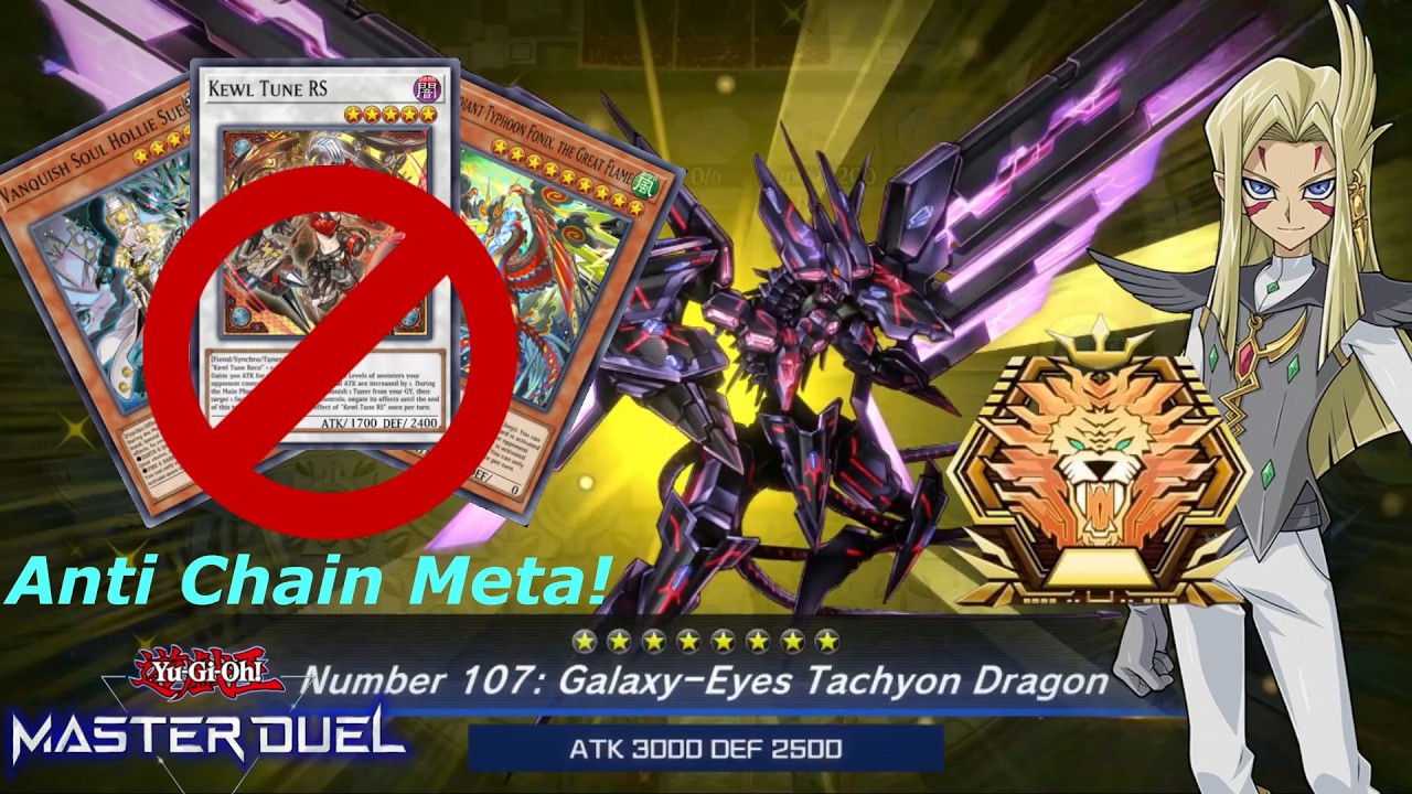 GALAXY TACHYON IS THE NATURAL COUNTER OF KEWL TUNE META! Galaxy-Eyes  Tachyon Dragon Destroying Meta!