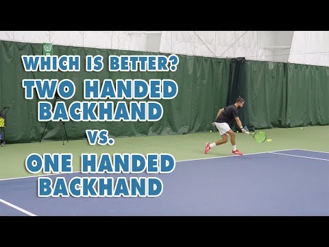 Which is Better? The Two Handed Backhand vs One Handed Backhand