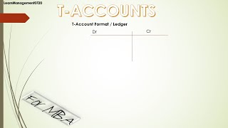 T Accounts in Urdu - LearnManagement0720