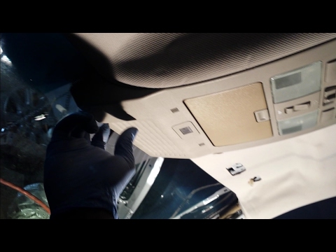 Part 3. Map Light Console/ Sunroof switch/ Sunglass holder - Infiniti M Headliner
