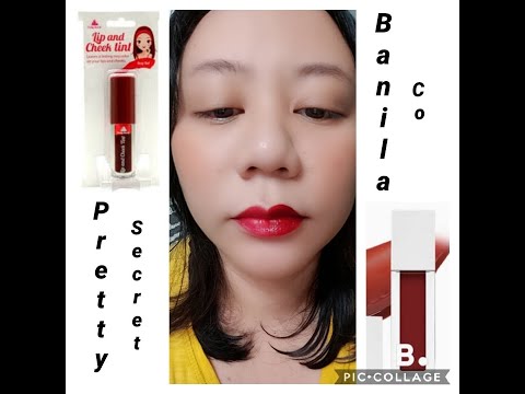 Banila co vs Simply Pretty Lip Tint Review