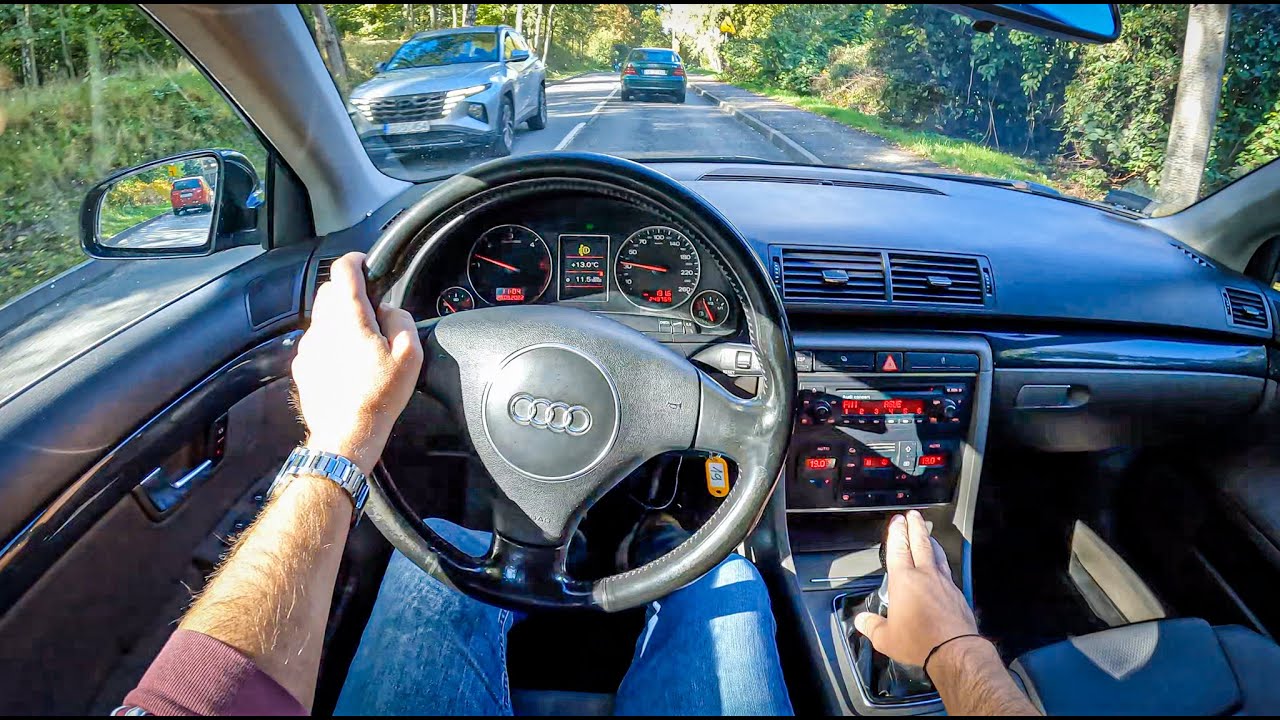 2003 audi a4 b6 1 9 tdi pd 131hp 0 100 pov test drive 1359 joe