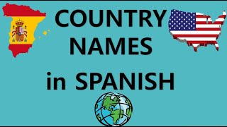 Spanish Vocabulary: Countries of the World | Learn Fast \& Easy