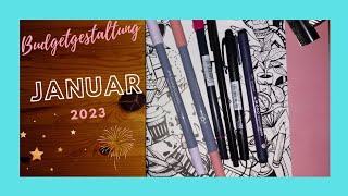 Budgetgestaltung Januar 2023 Umschlagmethode