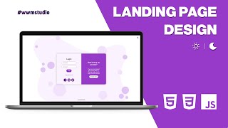 How to make a landing page without using any libraries | html css and javascript | UI Challenge #1