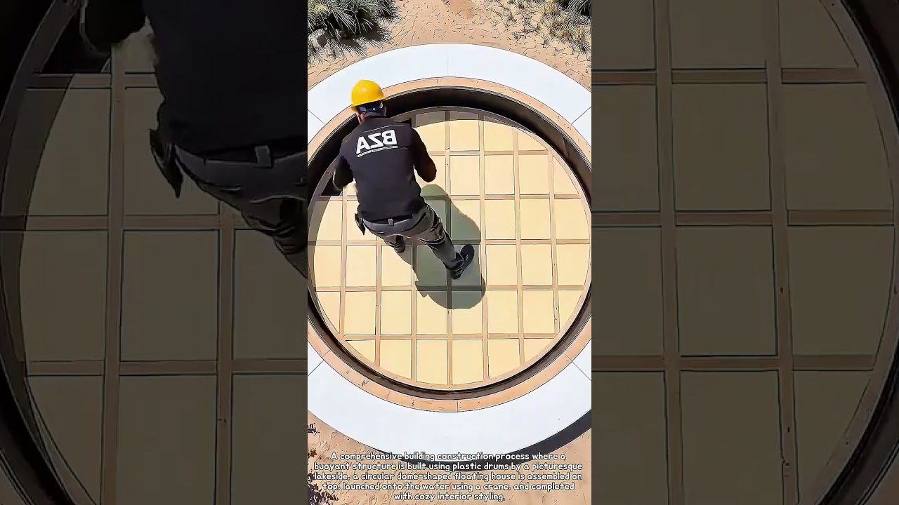 Guarda Floating Dome House Fabrication and Interior Construction Process #DomeHouse su YouTube Guarda Floating Dome House Fabrication and Interior Construction Process #DomeHouse su YouTube