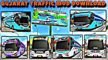 New Gujarat traffic mod download bussid || gujarat traffic mod download || bus simulator Indonesia 