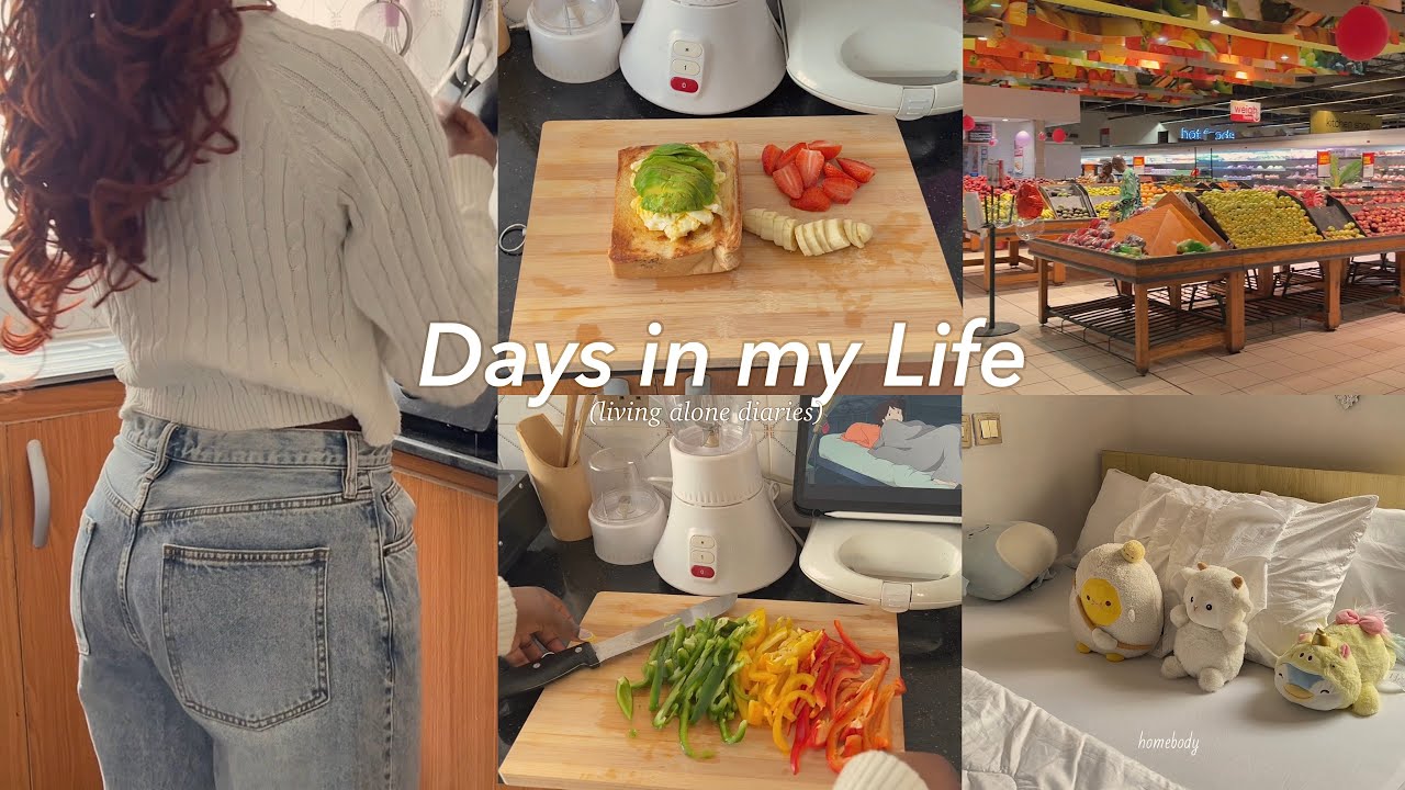 Days in my life in Nigeria | Living alone diaries | Grocery shopping, cooking | Life of an introvert