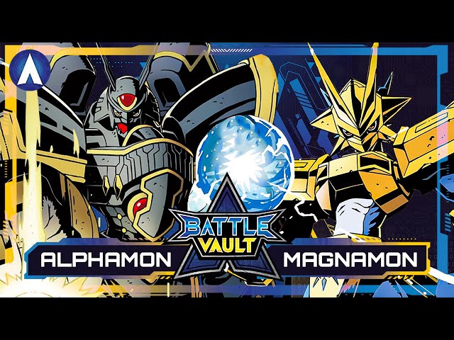 Alphamon VS Magnamon | BATTLE VAULT Royal Knights - Episode 1 | Digimon TCG Gameplay class=