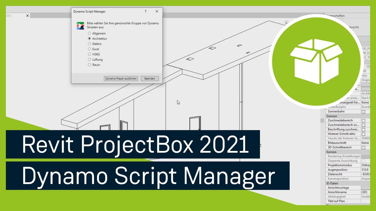 Revit ProjectBox 2021: Dynamo Script Manager