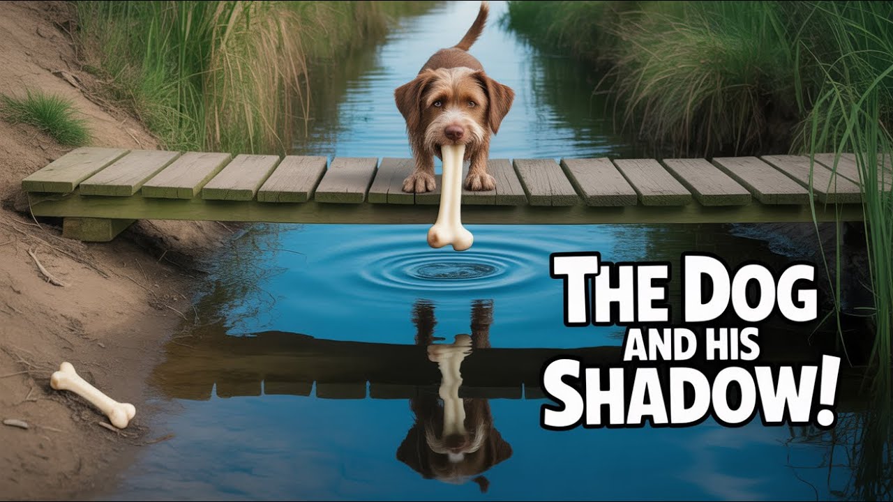 The Dog and His Shadow – A Lesson About Greed