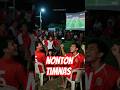 Nobar Timnas Tengah Malam... Ada Satu Penonton Aneh