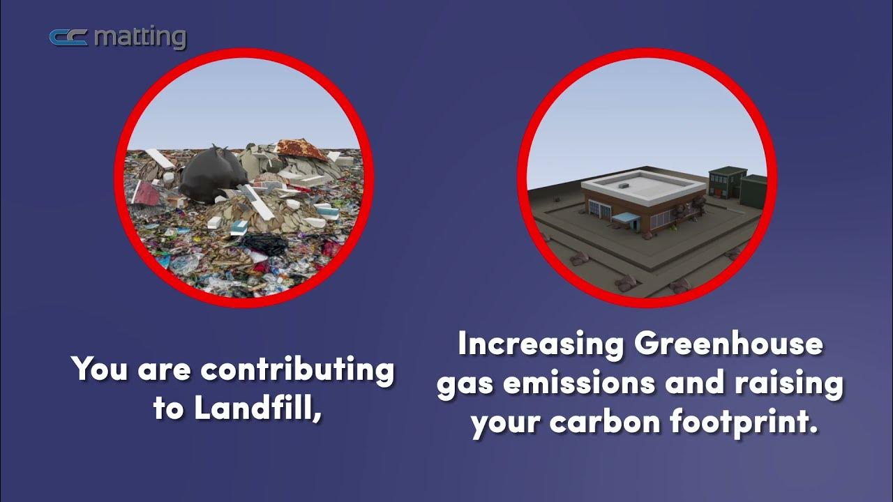 CC Matting Recyclable Polymeric flooring System Versus Peel Off Mats