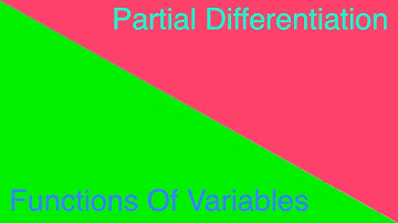 Engineering Math 1 Functions Of Several Variables Episode 2