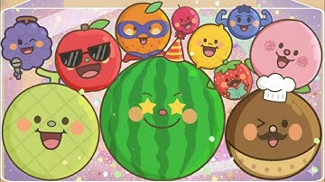 🍉 Watermelon Game 2048 - Satisfying ASMR Gameplay (Level Up Fruits Evolution Suika Game 2048)