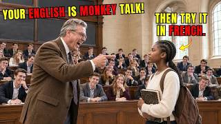 Harvard Professor Mocked Black Student's Bad English — Speechless When She Corrected Him in Fren