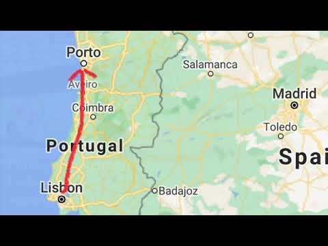 FLIX BUS RIDE FROM LISBON to PORTO, PORTUGAL