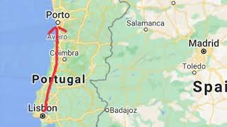 FLIX BUS RIDE FROM LISBON to PORTO, PORTUGAL