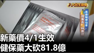 健保藥大砍81.8億 新藥價4/1生效 |【民生八方事】| 2023022211 @gtvnews27