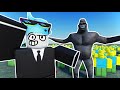 I Made 100 Players Vs 1 Gorilla In Roblox
