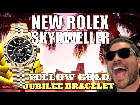 NEW ROLEX SKY-DWELLER JUBILEE BRACELET 18k GOLD!! - WHY ROLEX IS KING!