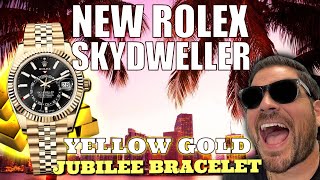 NEW ROLEX SKY-DWELLER JUBILEE BRACELET 18k GOLD!! - WHY ROLEX IS KING!
