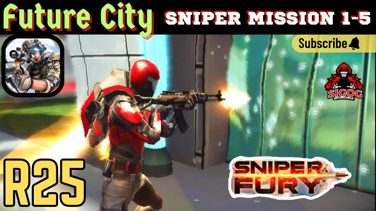 What's The REAL Way to Beat Sniper fury R25 Future City Sniper Level 1-5