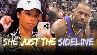 “She Can’t Stop Locking Eyes with LeBron James During His Game, and His Reactions Say It All!”