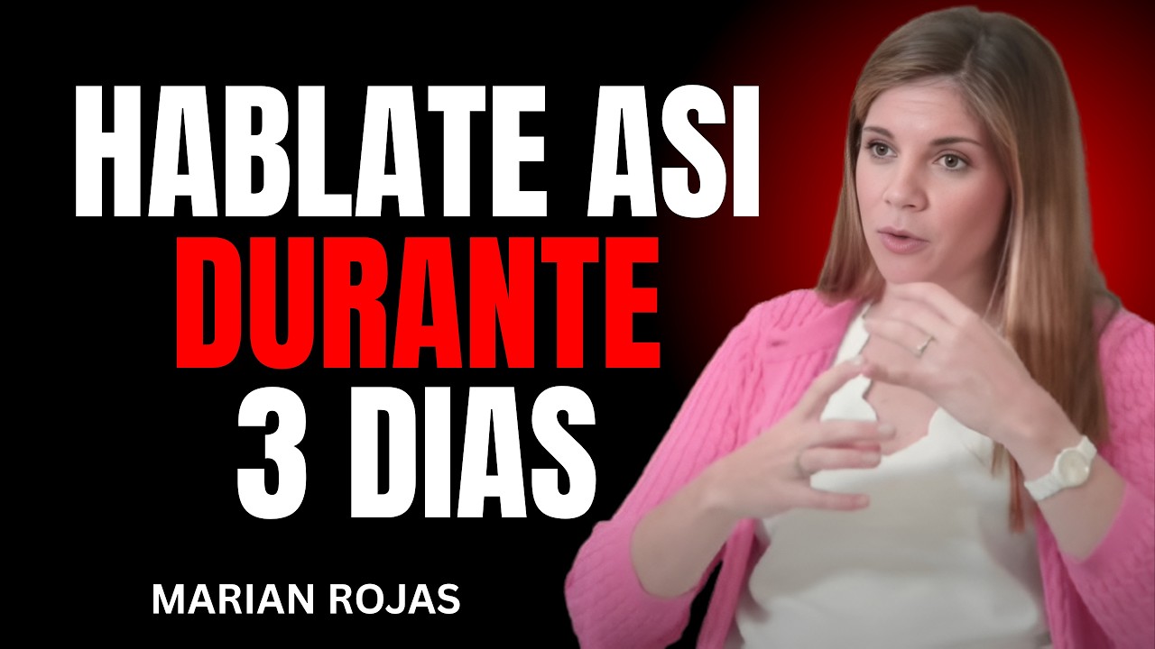 Háblate Así por 3 Días y Atrae Todo lo que Deseas (sin mucho esfuerzo) | Marian Rojas Estapé