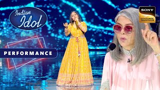 Indian Idol S14  Ananya  Performance Zeenat    Hit Se Zyada Lit  Performance