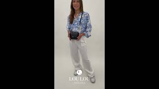 Loulou Essentiels 29Crossbody Palm Springs Black Travelbags