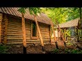 Off Grid Log Home Addition | Tiny House Renovation using Hand Tools