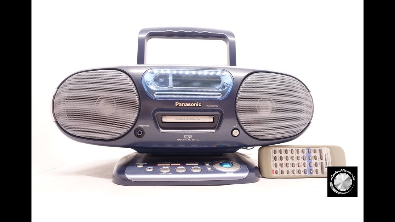 Boombox Panasonic RX-MDX60 - YouTube Boombox Panasonic RX-MDX60 - YouTube