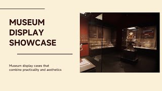 Museum display cases that combine practicality and aesthetics