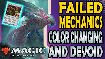 Failed MtG Mechanics  - Color Changing and Devoid
