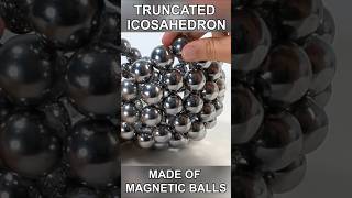 Big Icosahedron made of Giant Magnetic Balls