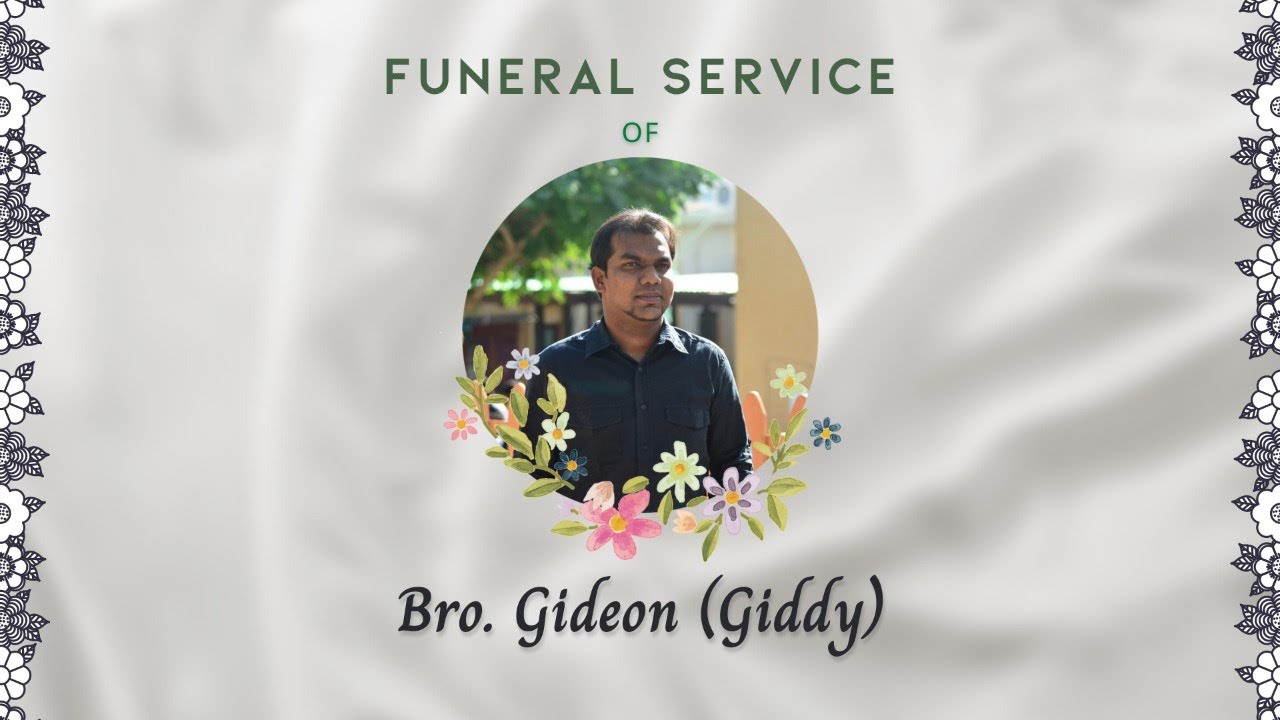 Bro Gideon Funeral S/O SD krupavaram Part 3 HD 1080p YouTube