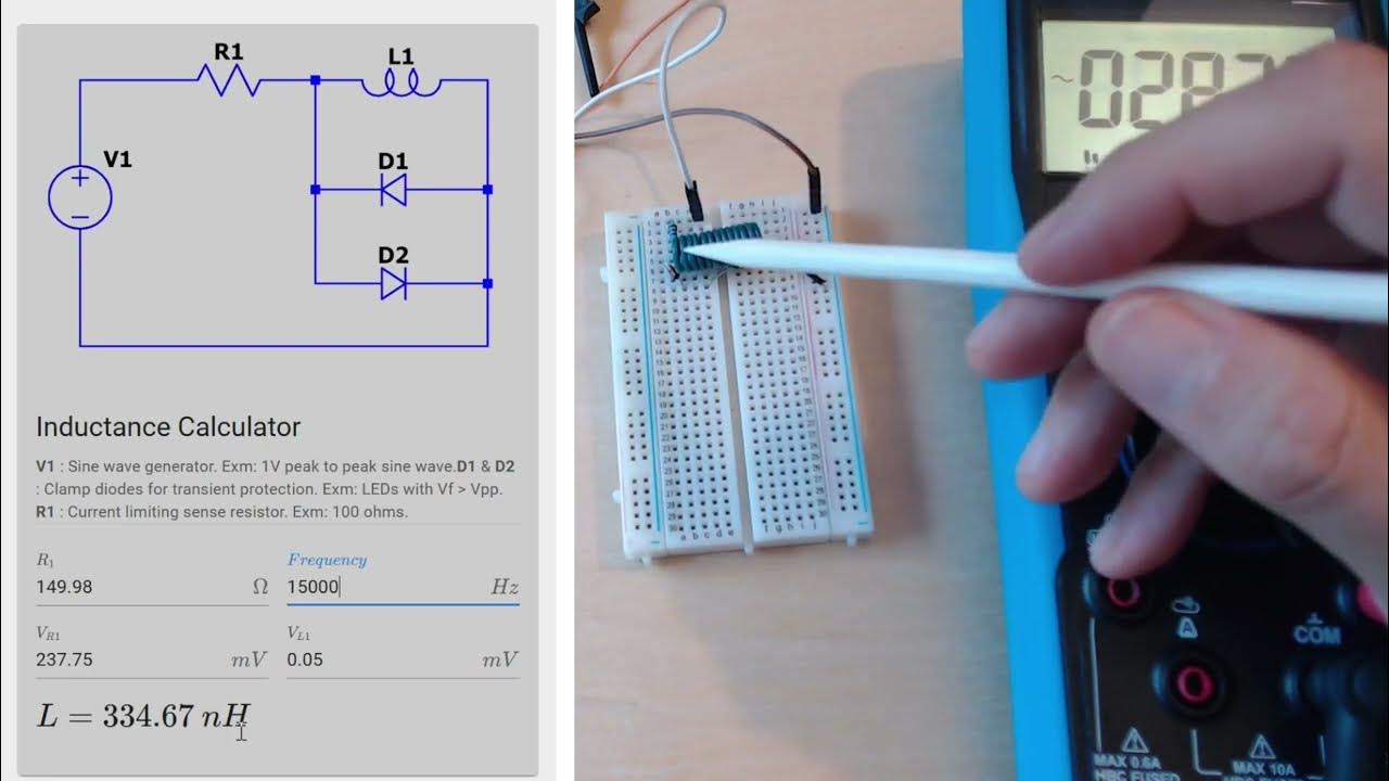 How to measure inductance without an LCR meter - Part 2 - YouTube