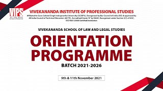 ORIENTATION PROGRAMME (Batch 2021-2026), VSLLS