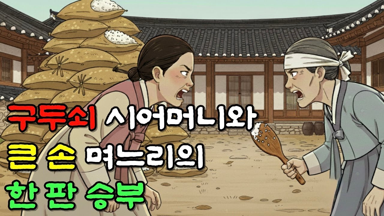 구두쇠 시어머니와 큰 손 며느리의 기가막힌 한 판 승부 | 야담·민담·전설·설화·옛날이야기