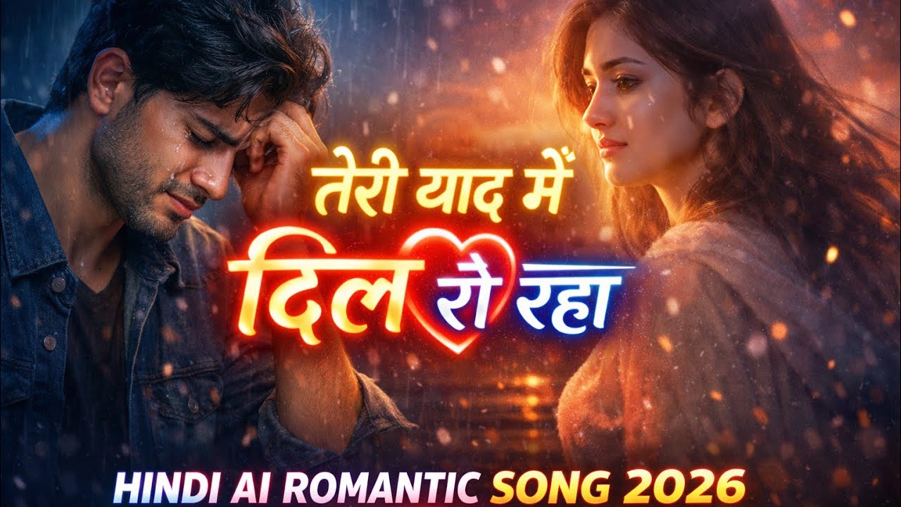 Teri Yaad Mein Dil Ro Raha Romantic song 2026 💔 Hindi AI song ❣️ Shri Kant 2026 ❣️ lo-fi song ❣️