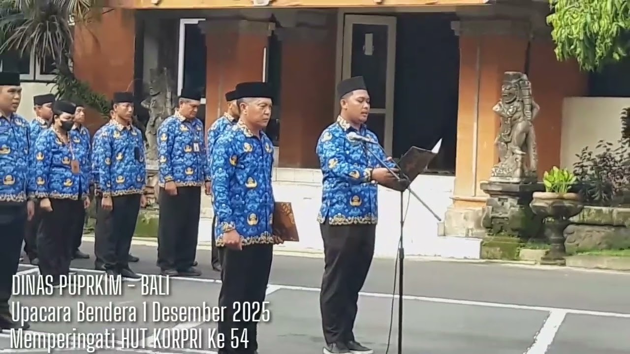 Dinas PUPRKIM Prov. Bali - Upacara Peringatan Hari KORPRI ke 54 - 1 Desember 2025
