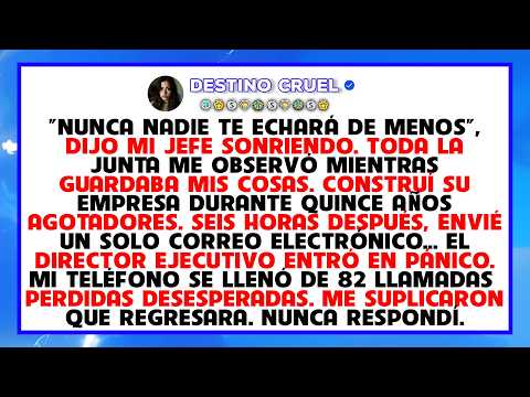 "Nadie te echará de menos", dijo mi jefe. Seis horas después tenía 82 llamadas perdidas