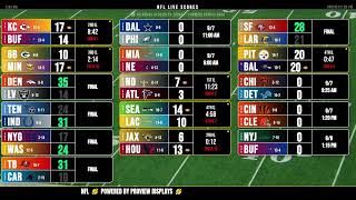 ProView NFL Live Scoreboard — Real-Time Scores on Any TV Screen