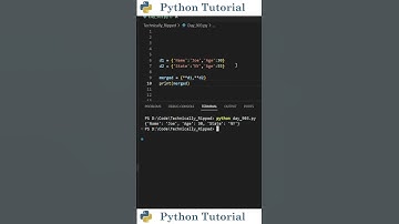 Unpacking & Merging Python Dictionaries | Python Tutorial