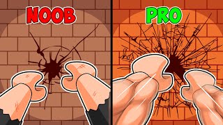 HOW MANY WALLS CAN I PUNCH IN ROBLOX?!