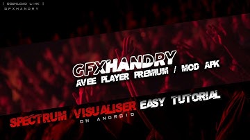 HOW TO MAKE AWESOME NAME SPECTRUM | AVEE PLAYER | TUTORIAL |  GFXHANDRY