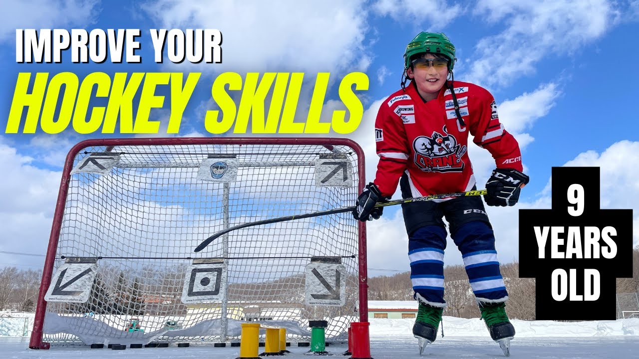 Various Fun Hockey Drills For Kids [Outdoor Rink] YouTube