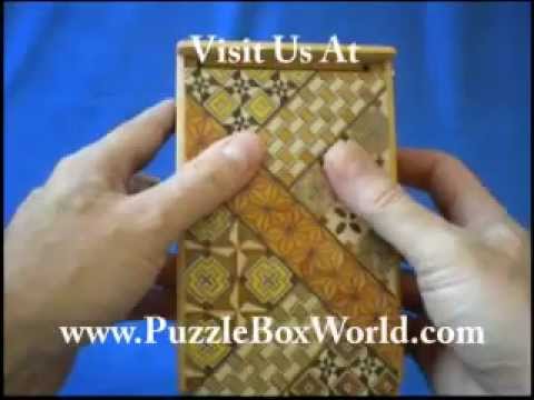 21+1 Japanisch Parkett Puzzle Verpackung Yosegi Geheimes Trick Eröffnung Japan