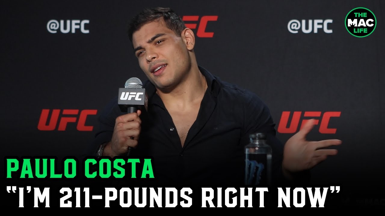 Rumored - Paulo Costa comes in overweight to fight week, fight may not be  at middleweight | Sherdog Forums | UFC, MMA & Boxing Discussion
